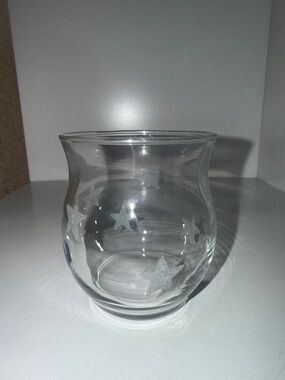 5 for $10 Star etched candle holder.